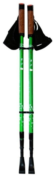   MELEON Палки для скандинавской ходьбы 2 шт. GESS Телескопические Classic Walker зеленый