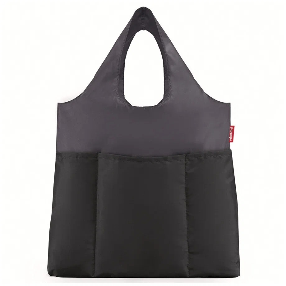 Сумка складная Mini maxi shopper plus bicolor темно-серая