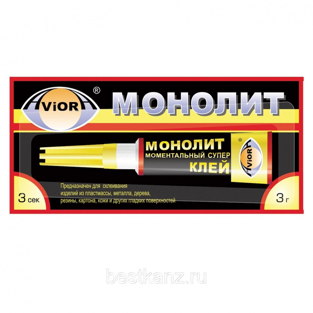 Все для склеивания  MELEON Cуперклей Секундный Aviora - Монолит, мини карта, 3 г