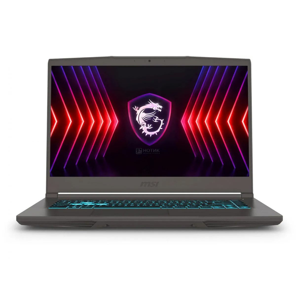 Ноутбук MSI Thin 15 B12VE-1865XRU 9S7-16R831-1865-16G (15.6, Core i5 12450H, 16Gb/ SSD 512Gb, GeForce® RTX 4050 для ноутбуков) Серый