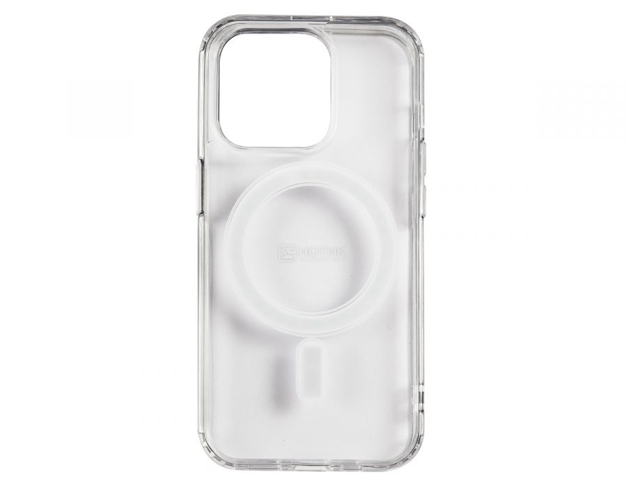  Чехол-накладка Red Line iBox Case MagSafe для смартфона iPhone 14 Plus, Пластик/Силиконовые края, Прозрачный УТ000032410
