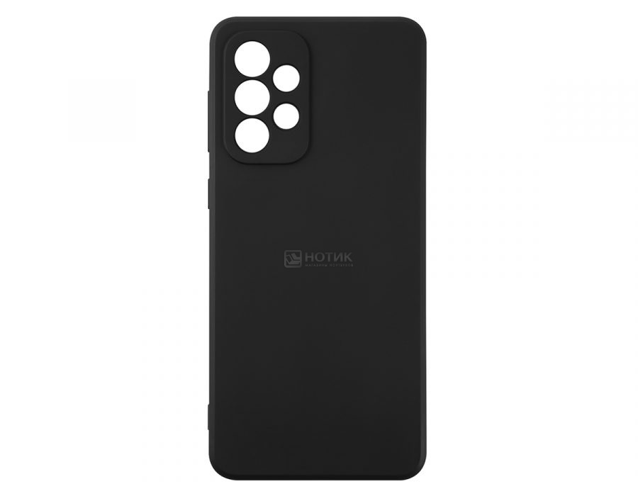   Нотик Чехол-накладка Red Line iBox Case для Samsung Galaxy A53, с защитой камеры и подложкой, Силикон, Черный УТ000030319