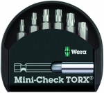 WE-056294 Набор Mini-Check TORX держатель и 6 бит WERA