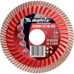 Диск алмазный отрезной Turbo Extra, 230 х 22,2 мм, сухая резка MATRIX Professional 73198