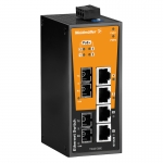 Power over Ethernet  Оптулс Сетевой выключатель Weidmuller IE-SW-BL06T-4POE-2SC 1504220000