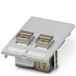 Передняя панель - VS-SI-FP-2RJ45-5-MOD-BU/BU - 1657766 Phoenix contact