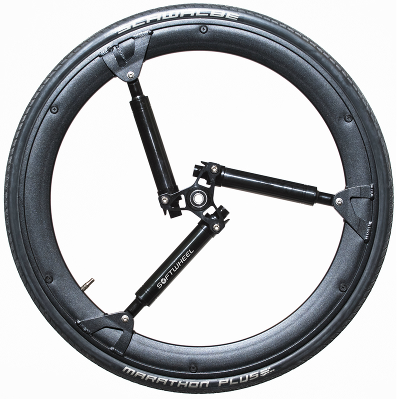 Амортизирующие колеса SoftWheel версия 2.75 / магниевый диск