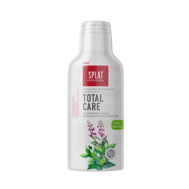 Ополаскиватели/Спреи  Pharmacosmetica Splat Ополаскиватель для полости рта Mouthwash Total Care, 275 мл (Splat, Professional)