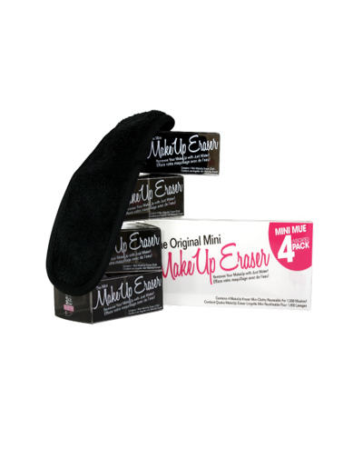 Аксессуары  Pharmacosmetica MakeUp Eraser Мини-салфетки для снятия макияжа, черные,  4 шт (MakeUp Eraser, Mini)
