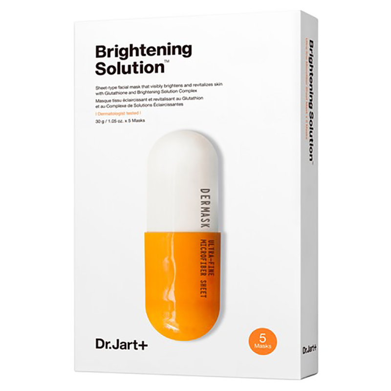 Dr. Jart+ Маска-детокс Капсулы красоты Brightening Solution, 30 гр х 5 шт (Dr. Jart+, Dermask)