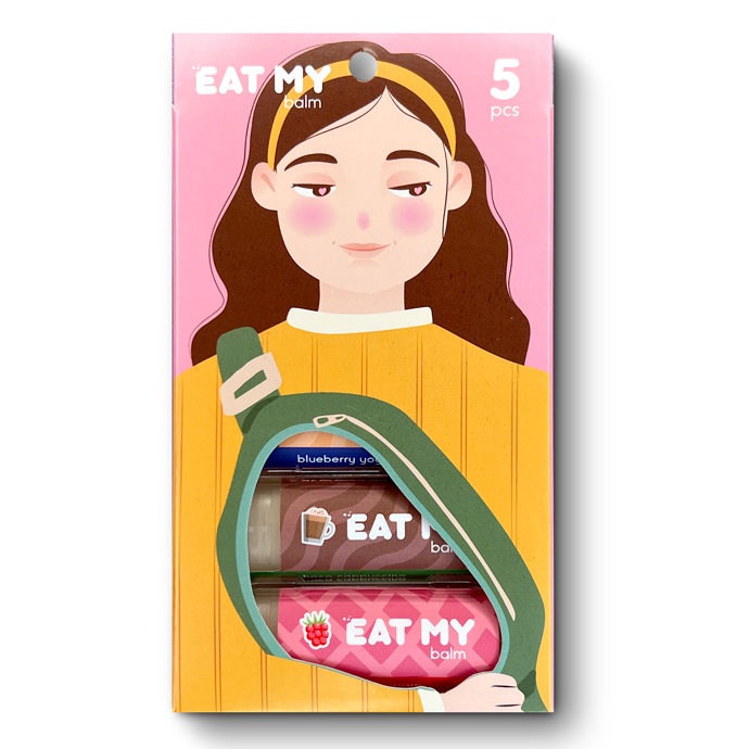 Уход за губами Eat My Набор бальзамов для губ Сладкая любовь, 5 шт (Eat My, Для губ)