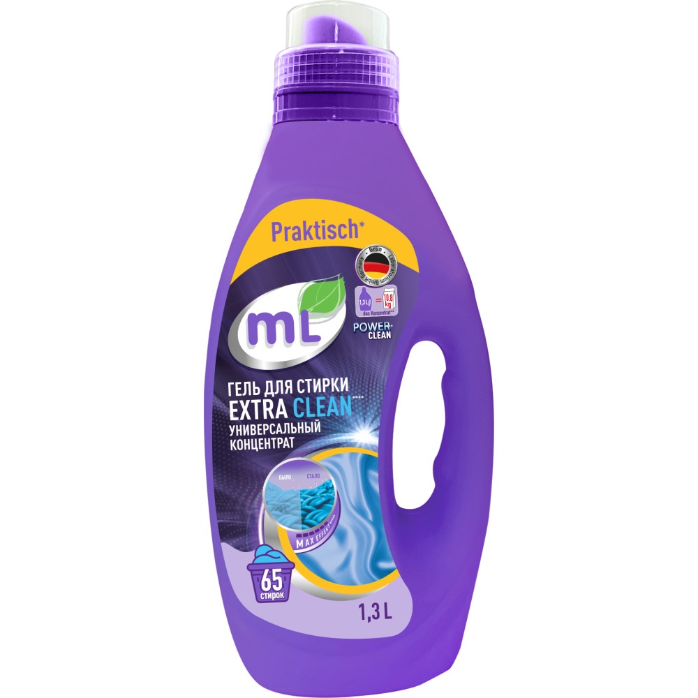   Pharmacosmetica Meine Liebe Универсальный гель-концентрат для стирки Extra Clean, 1,3 л (Meine Liebe, Стирка)