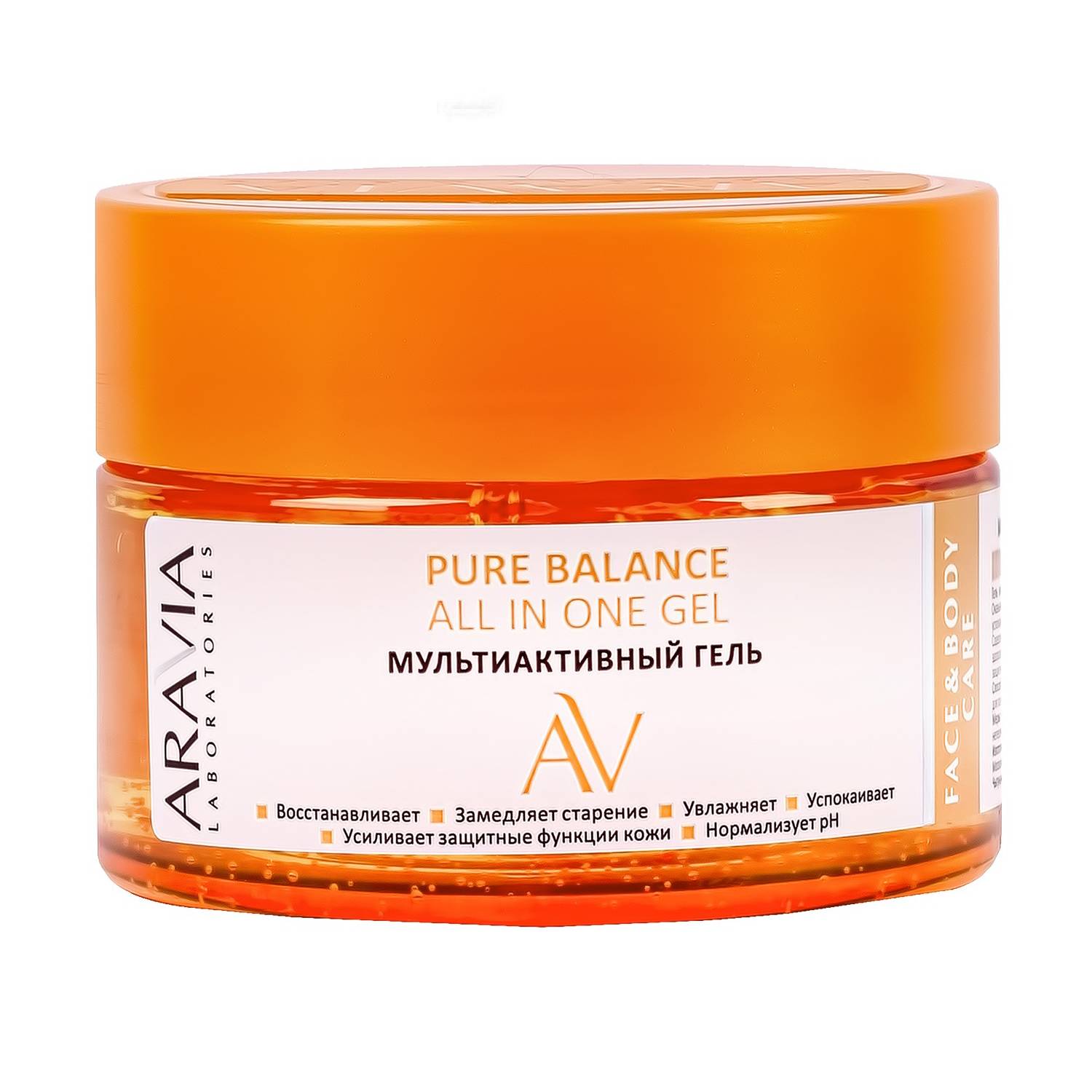 Aravia Laboratories Мультиактивный гель Pure Balance All In One Gel для лица и тела, 250 мл (Aravia Laboratories, Уход за телом)