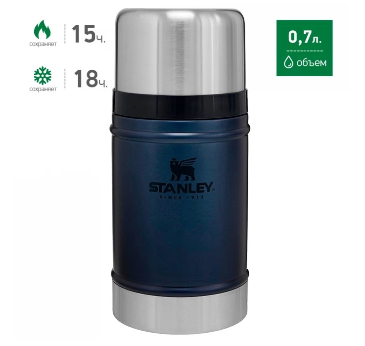   Планета Спорт Термос для еды Classic 0,7L синий