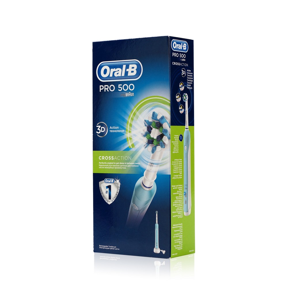   Улыбка радуги Электрическая зубная щетка Oral-B Professional Care 500/D16