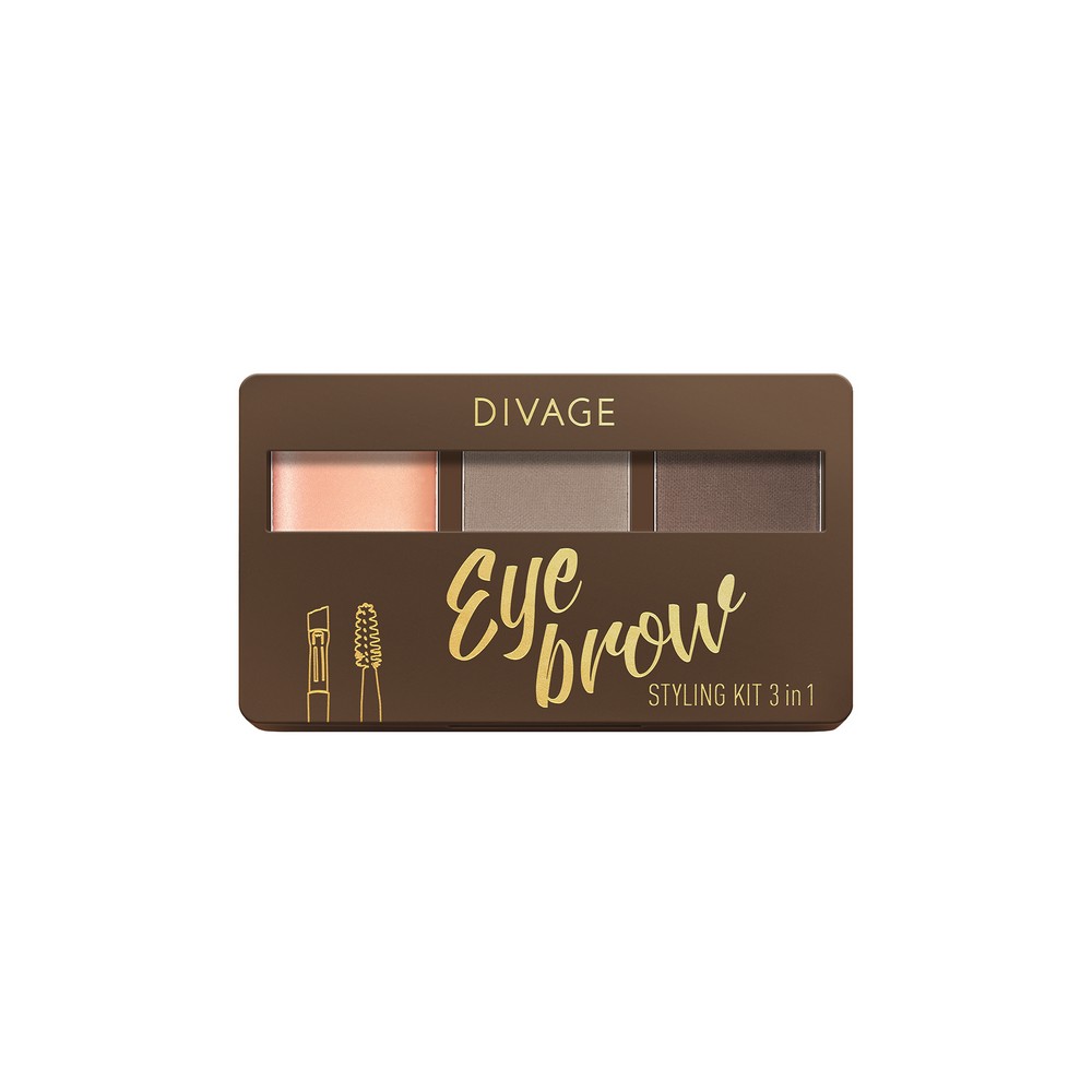  Тени для бровей Divage Eyebrow Styling New 02 6г