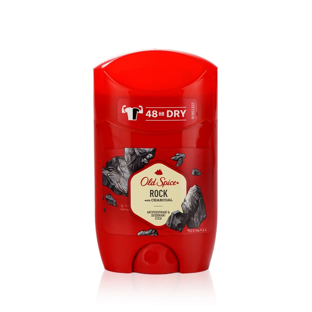   Улыбка радуги Мужской дезодорант - антиперспирант Old Spice  Rock with Charcoal  50мл