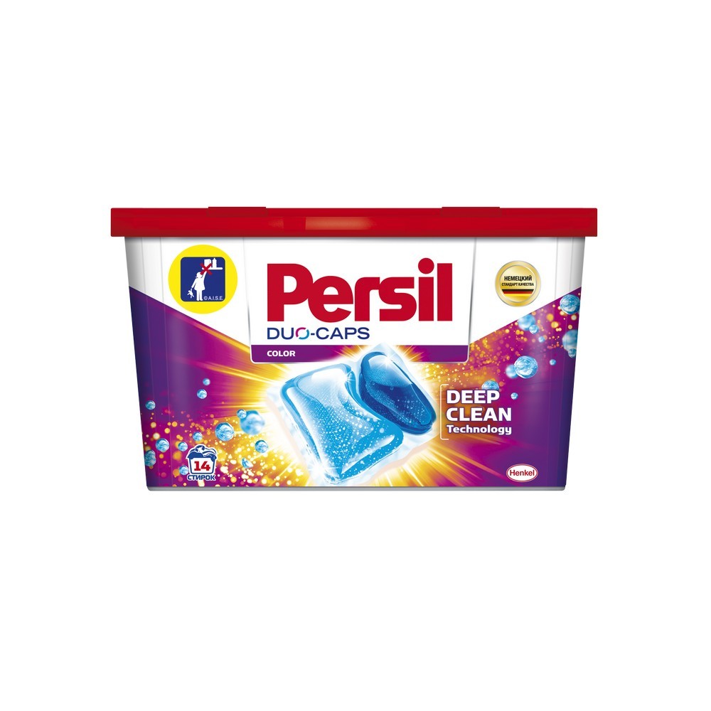 Капсулы для стирки Persil Color 360°  Duo-caps  14шт