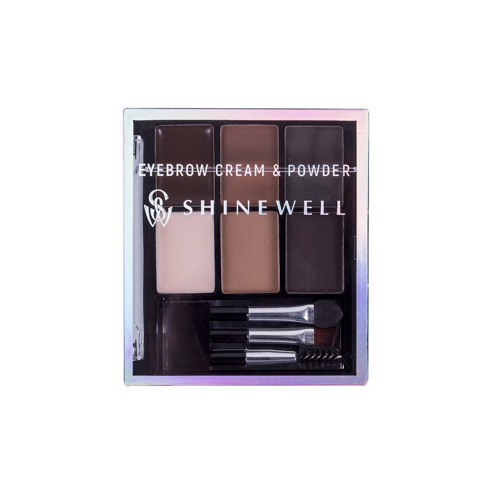  Универсальный набор теней для стилизации бровей Shinewell Brow Secret 3/1 7,23г