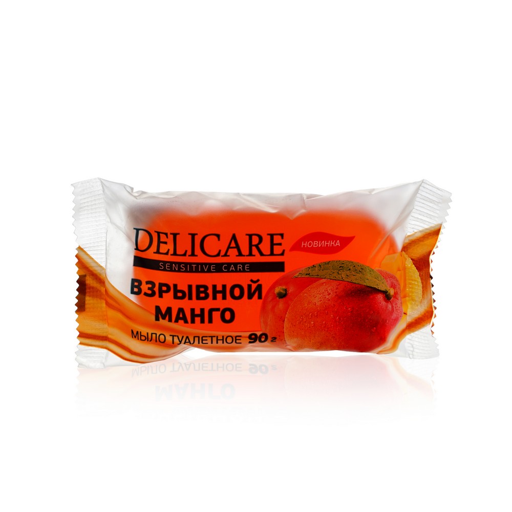  Туалетное мыло Delicare прозрачное  Манго  90г