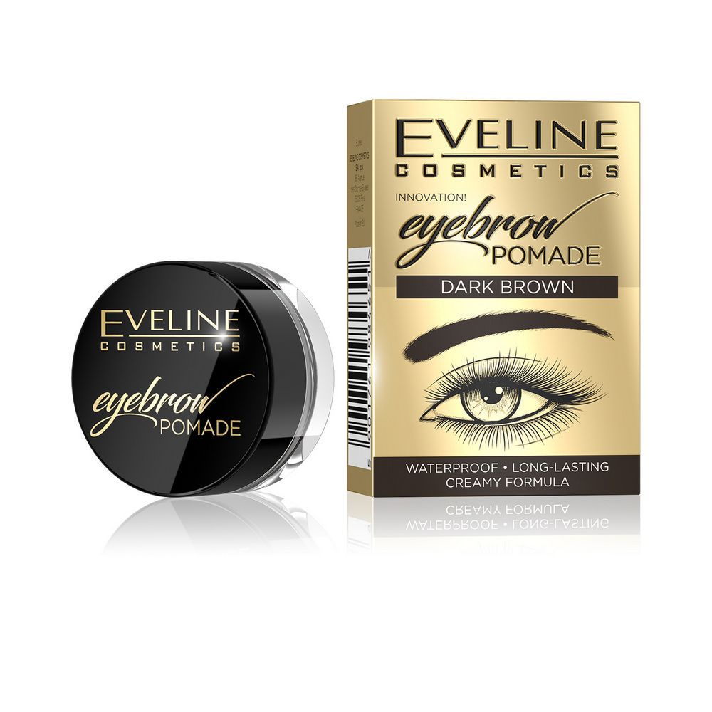 Тени Помадка для бровей Eveline Eyebrow Pomade Dark brown