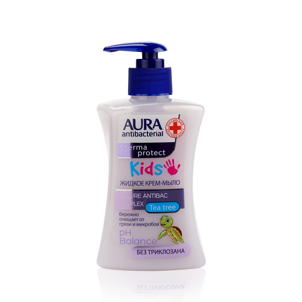 Детское жидкое мыло для рук Aura Antibacterial  Nature antibac complex  250мл