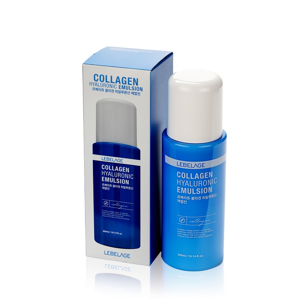 Увлажняющая эмульсия для лица Lebelage  Collagen Hyaluronic Emulsion  с коллагеном 300мл