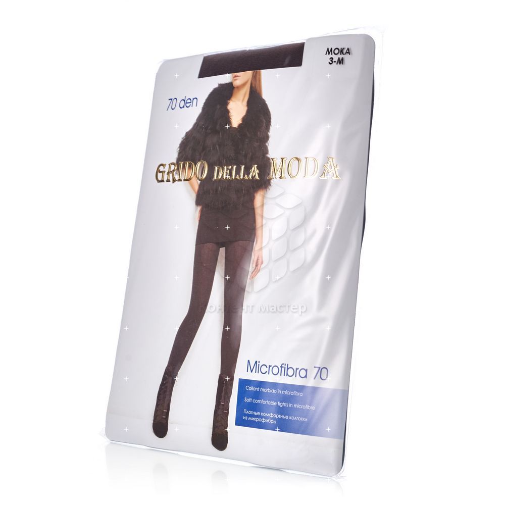 Женские колготки Grido della Moda Velour 70den Mocca 3 размер