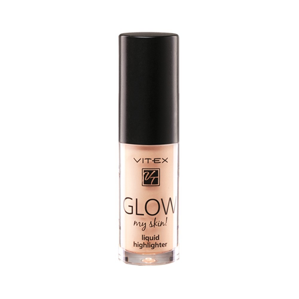 Жидкий хайлайтер для лица Vitex Glow my skin 12 Rose 4,9г