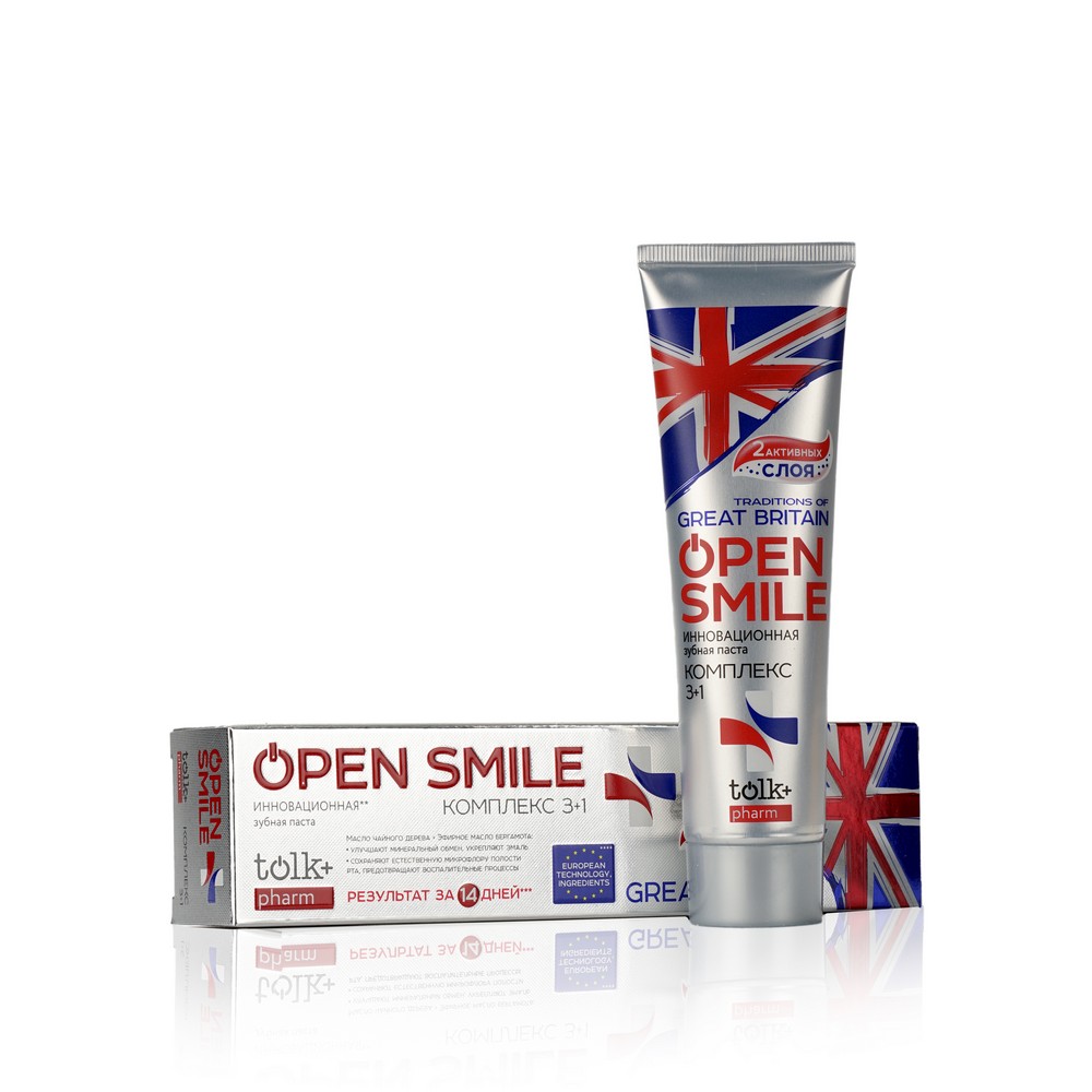 Зубная паста Open Smile  Традиции Британии  125г