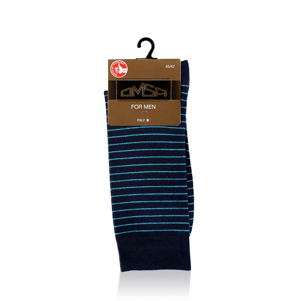  Мужские носки Omsa Style 501 Blu р.45-47