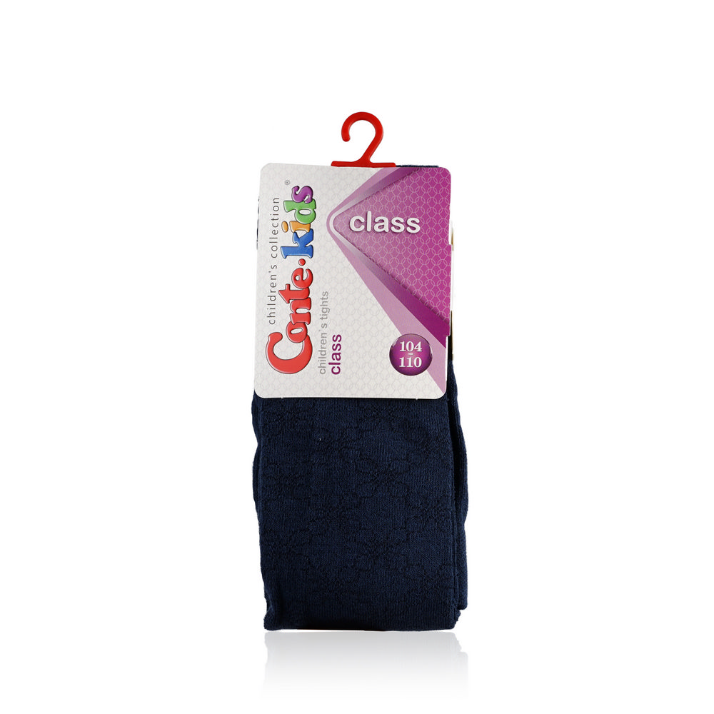  Детские колготки Conte Kids Class 191 , Тёмно-синие , р.104-110 (16)