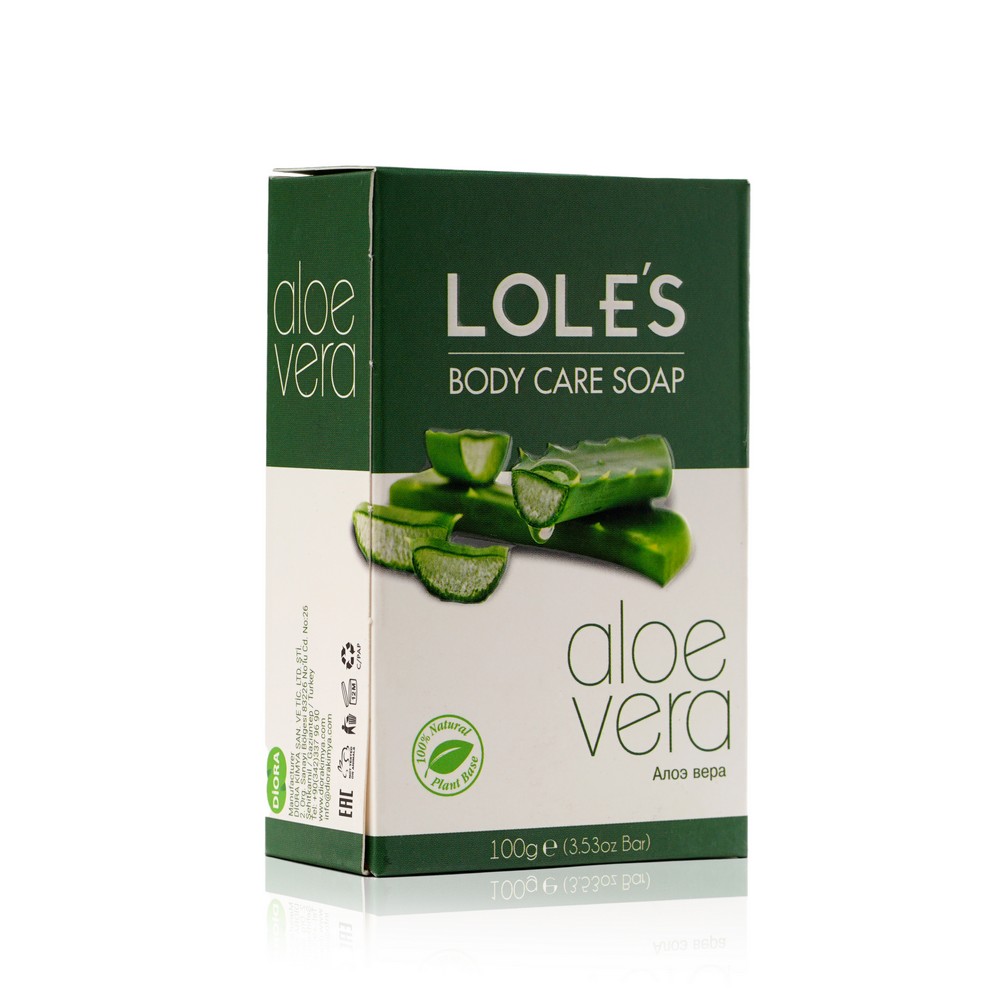  Туалетное мыло Lole's  Алоэ вера  100г