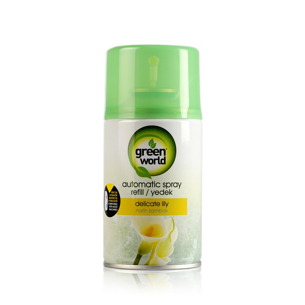 Автоматический освежитель воздуха Green World  Delicate lily  , сменный блок 250мл