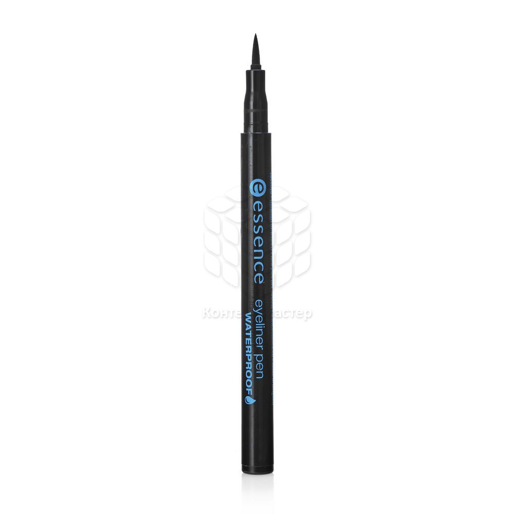 Подводка - фломастер Essence для век водостойкая 01 Deep black