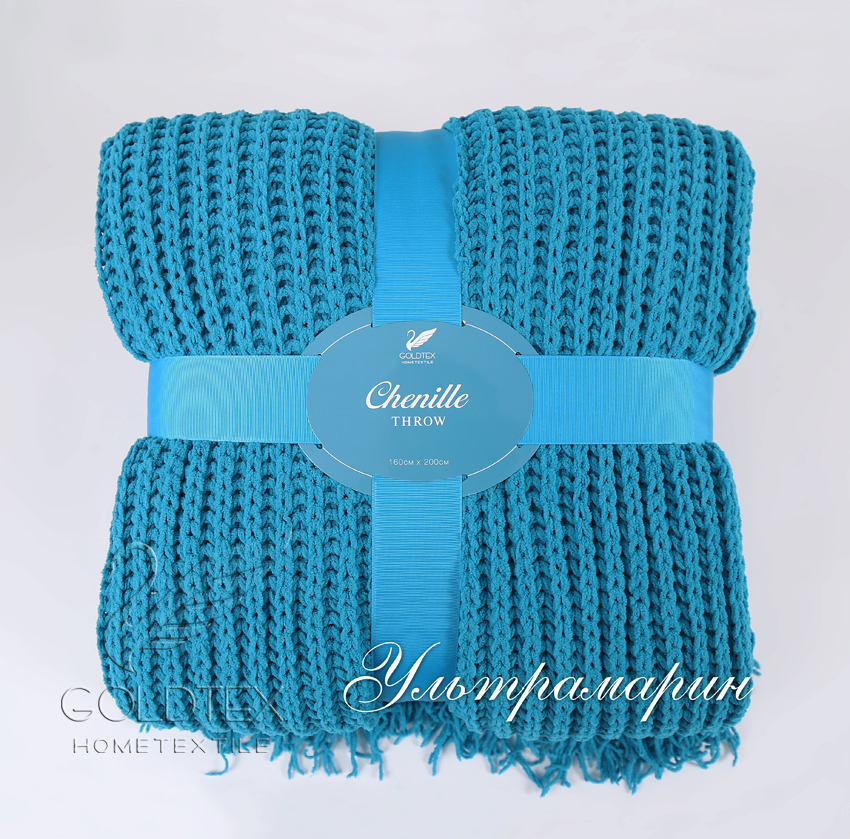   Rastl Плед Chenille Ультрамарин р. 160х200