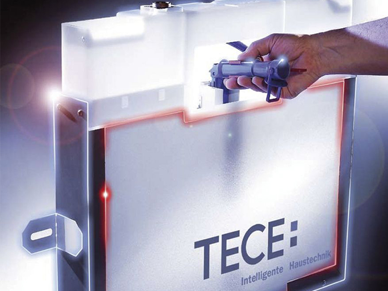 Бачок смывной скрытого монтажа, 8 см TECE