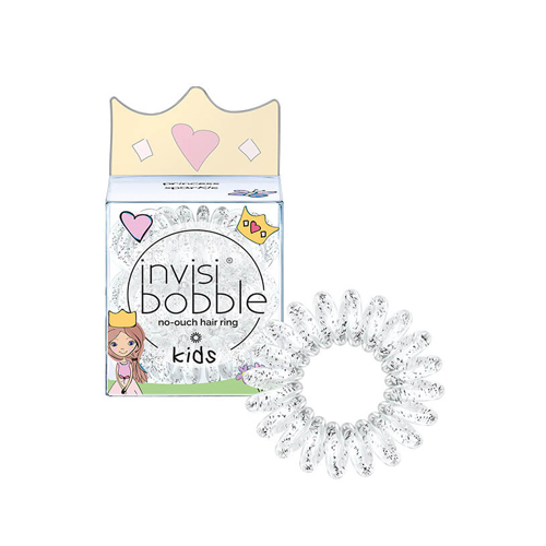  Invisibobble Резинка для волос invisibobble KIDS princess sparkle прозрачная с блёстками (Invisibobble, Kids)