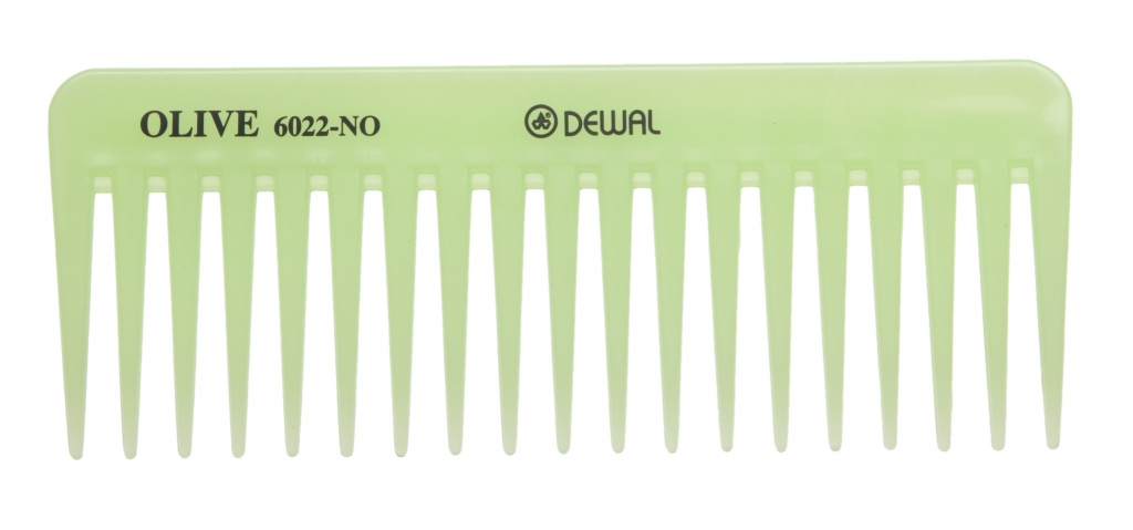 Для волос Dewal Pro Гребень моделирующий, редкозубый, зеленый, 15,5 см (Dewal Pro, Расчески и брашинги)