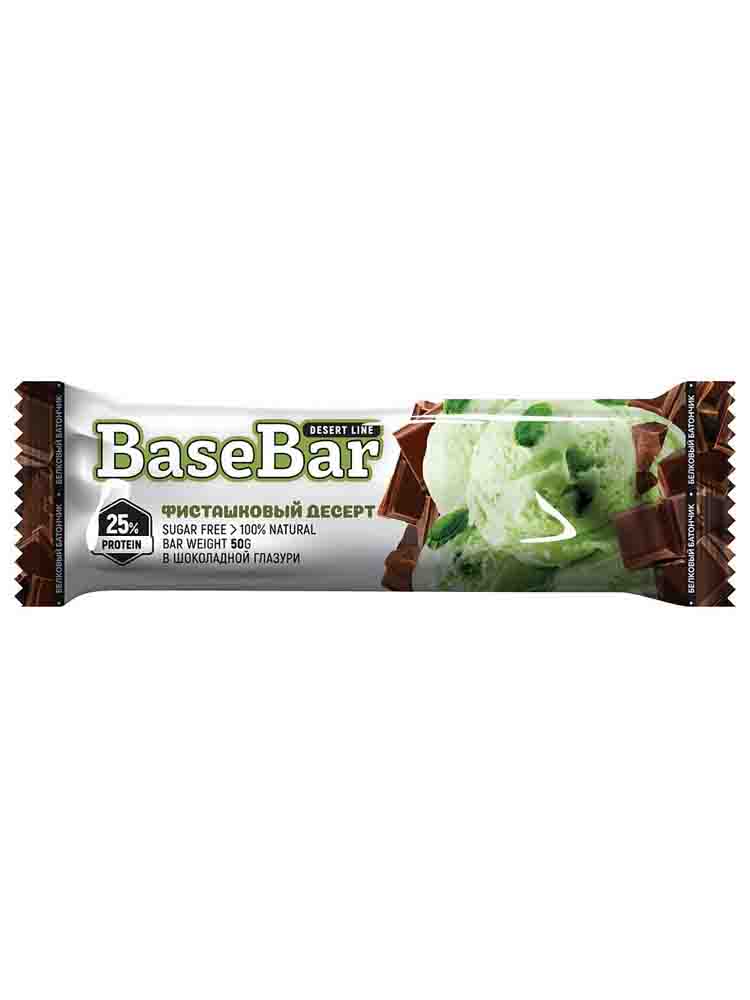  Протеиновые батончики Base Bar Батончик Desert Line 50 гр. карамельный бисквит