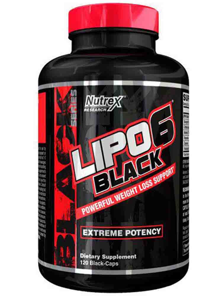   SportFood Жиросжигатели Nutrex Lipo 6 Black 120 капс.