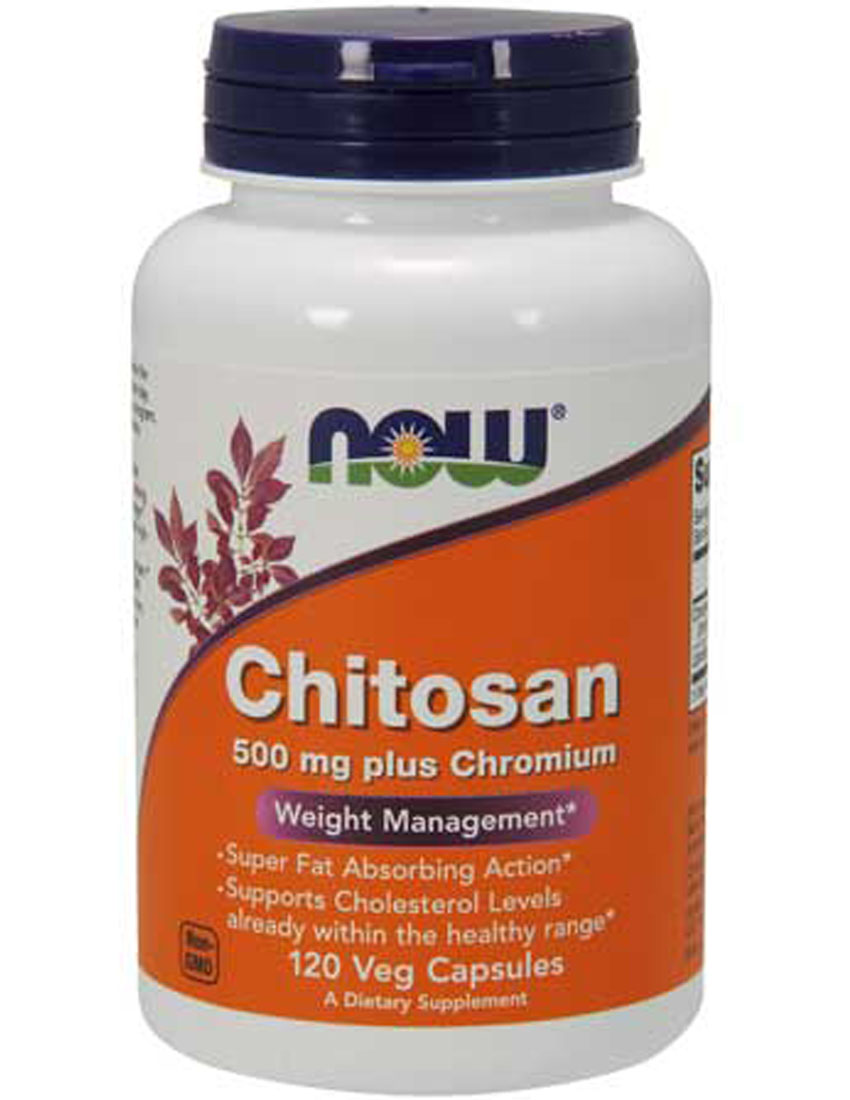   SportFood Жиросжигатели NOW Chitosan Plus 500 мг 120 капс.