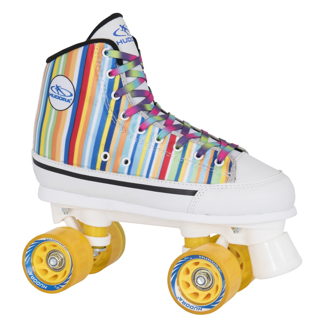Роликовые коньки детские  ToyWay Ролики-квады Candy-Stripes, размер 40