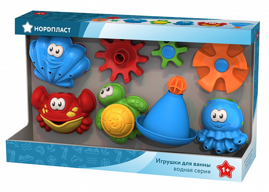 Развивающие игрушки Игрушки для ванны - Водная серия
