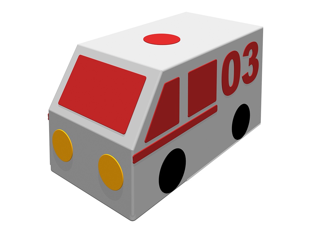 Мягкие игровые комплексы  ToyWay Мягкая контурная игрушка - Фургон - Скорая помощь