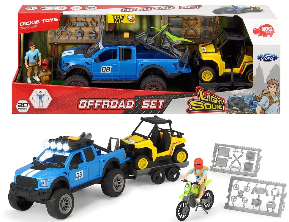 Джипы  ToyWay Набор покорителя бездорожья - PlayLife, свет и звук