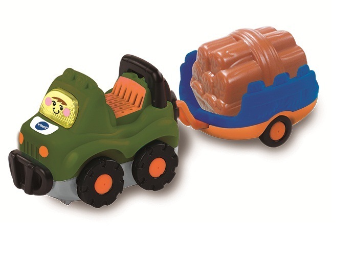   ToyWay Машинка из серии Бип-Бип Toot-Toot Deivers - Внедорожник с прицепом