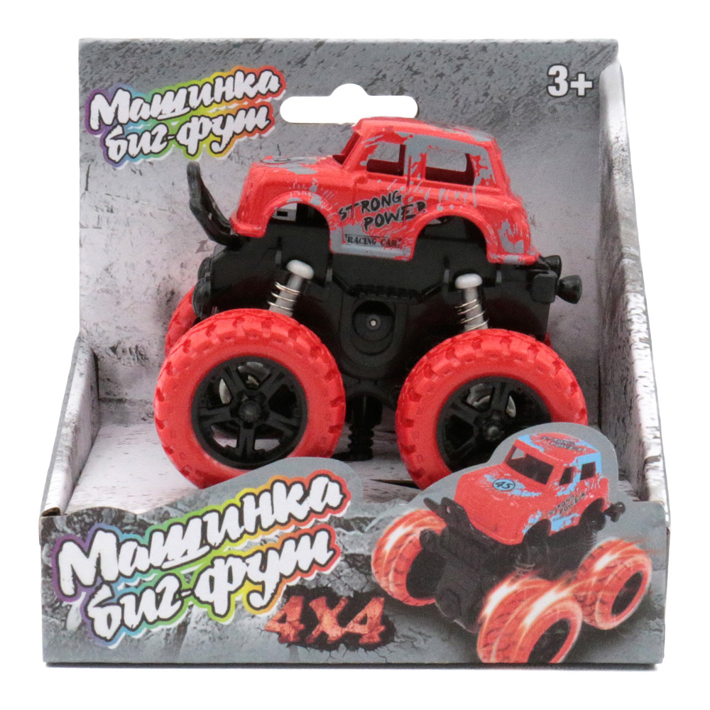 Джипы  ToyWay Машинка 4 х 4 инерционная, красная