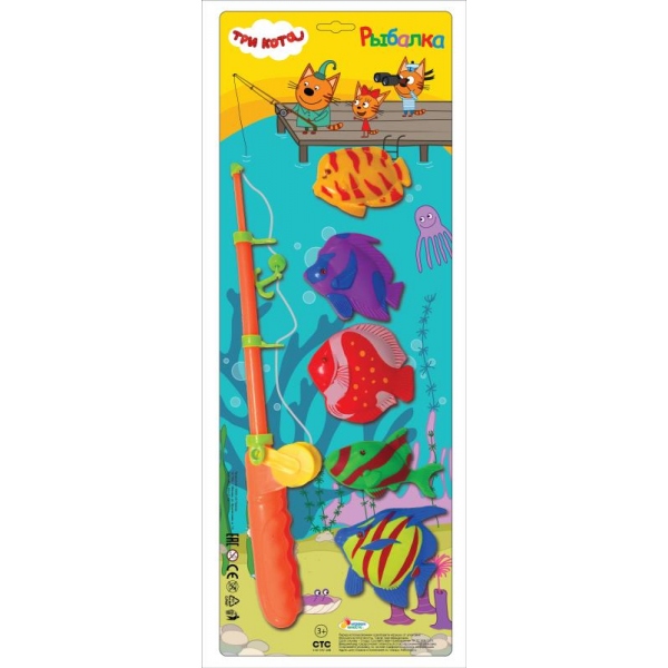   ToyWay Игрушечная рыбалка - Три кота