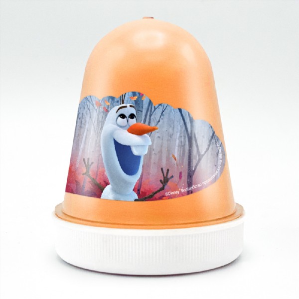 Слайм Disney kiki fluffy - Морковный фреш, оранжевый
